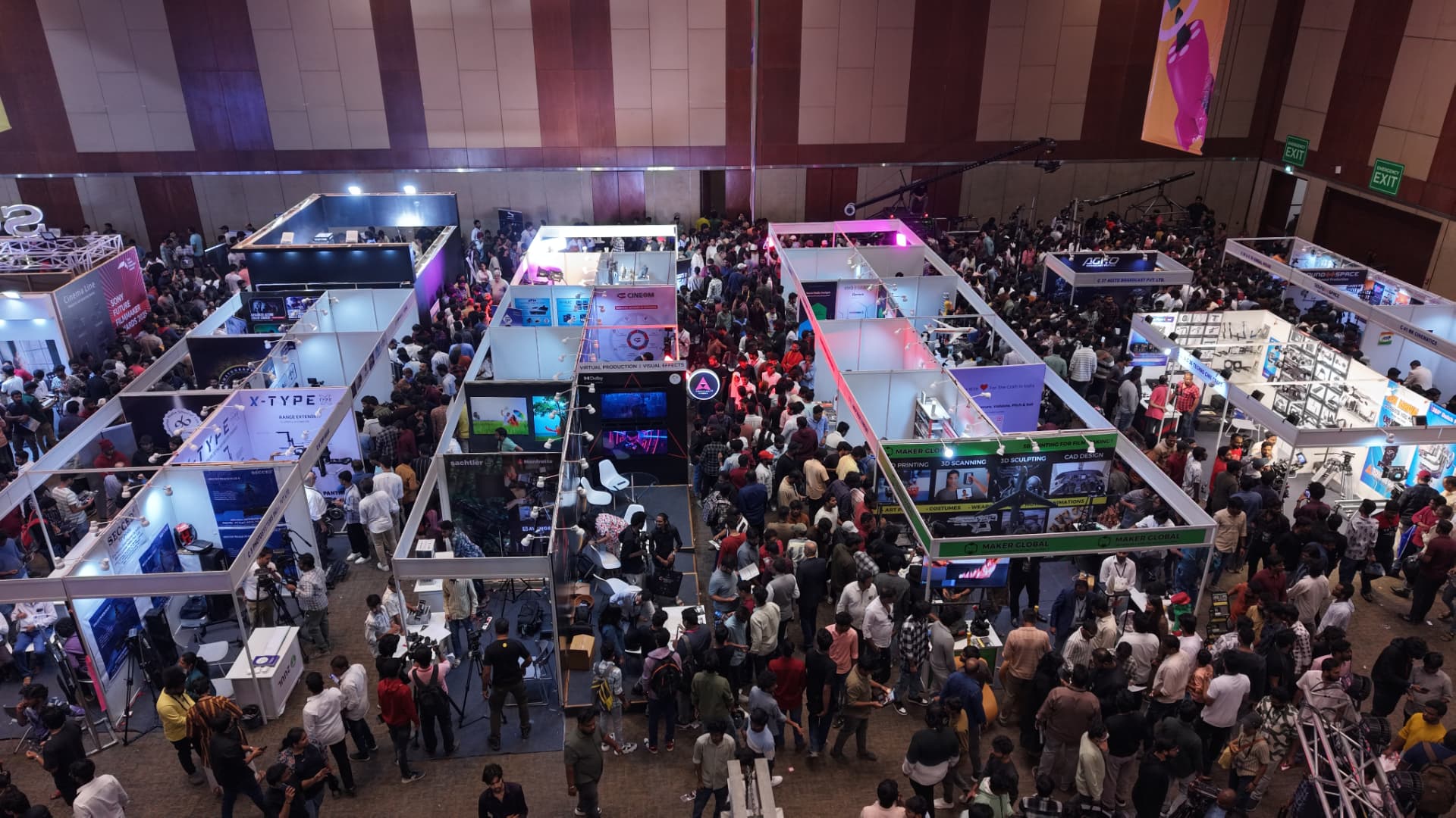 Creative industry delegates networking at IndiaJoy